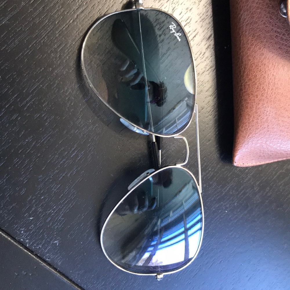 Aviator Blue Ombré Ray Bans - Picture 2 of 8